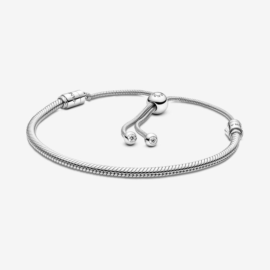 Pulseira Deslizante Malha Snake Pandora Moments