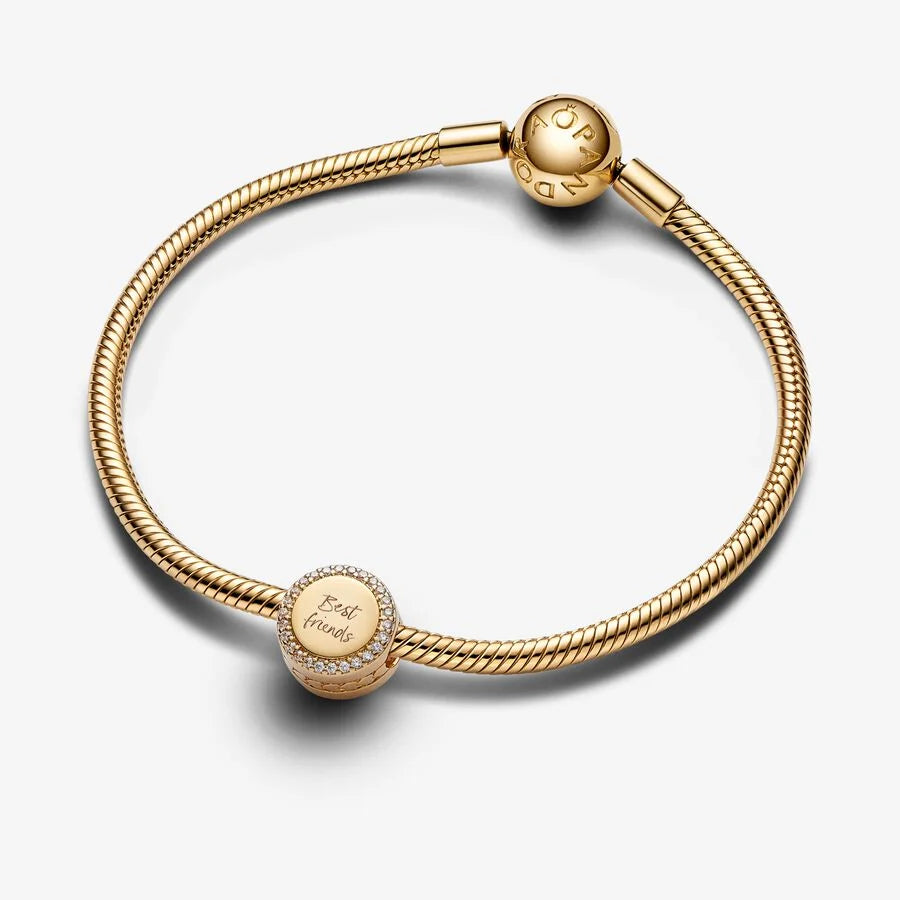 Conta Botão Brilhante Gravável