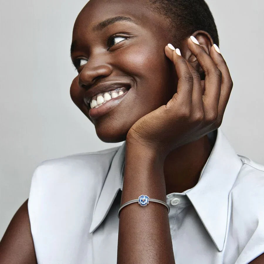 Conta Amor-Perfeito Azul