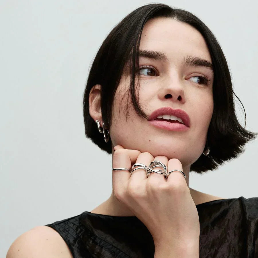 Anel design orgânico