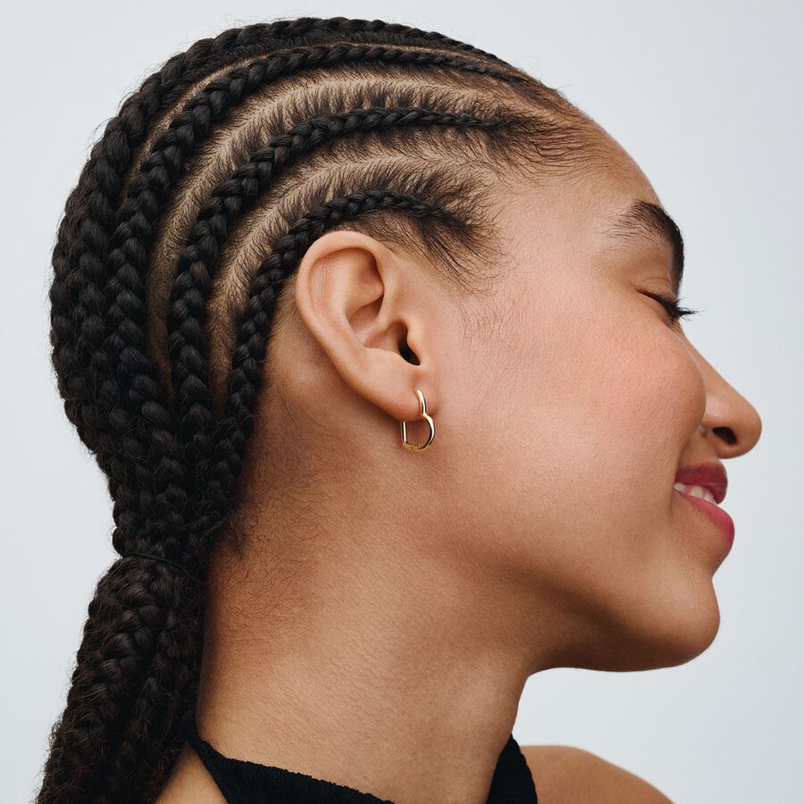 Argolas Coração Assimétrico