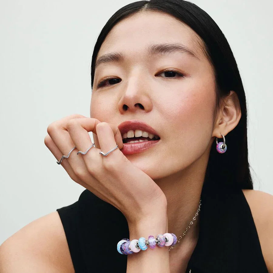 Pulseira Deslizante Corrente Cravejada