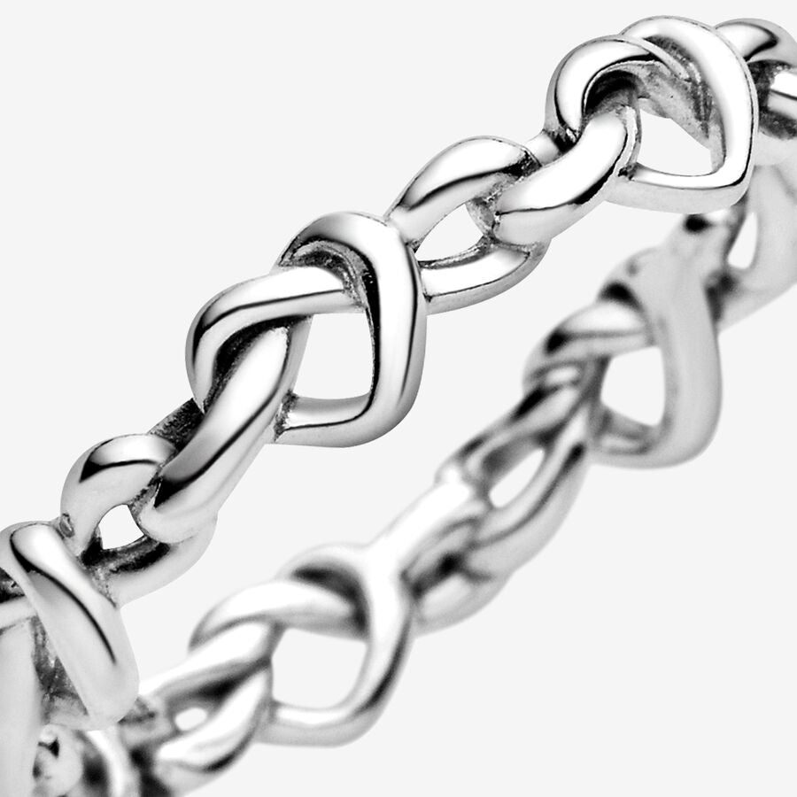 Anel Corações Entrelaçados