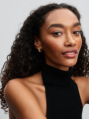 Argolas Amarelas Revestimento de ouro 14k