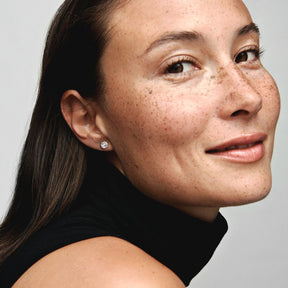 Brincos Clear Sparkling Crown