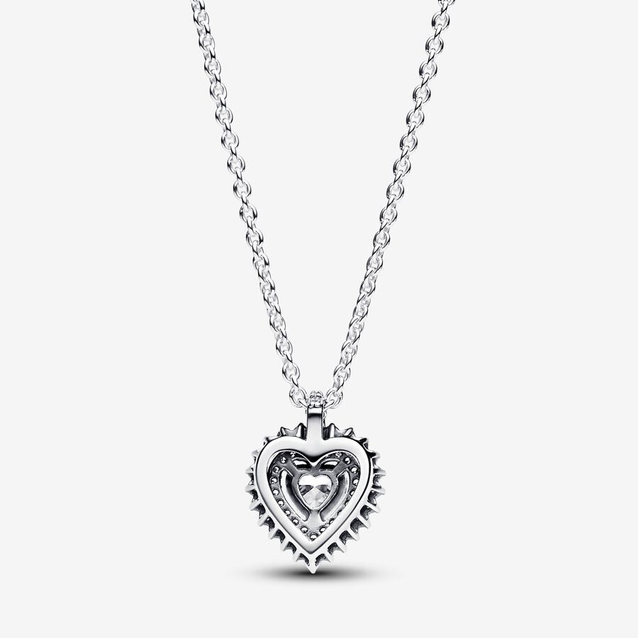 Colar Sparkling Heart Halo Pendant