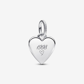 Pendente Barra Coração Gravável