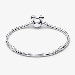 Pulseira Malha Snake Fecho Moments Mickey Disney