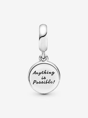 Conta Pendente Trevo da Sorte de Quatro Folhas Prata