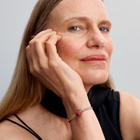 Conta Coração Rosa