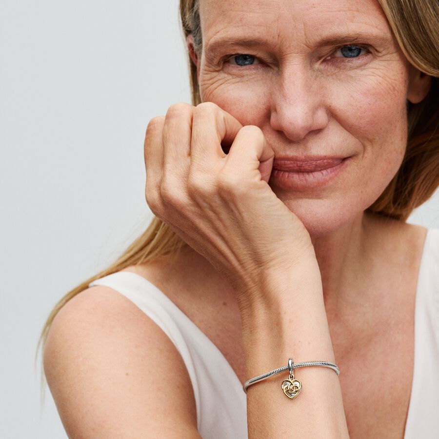 Conta Pendente Dupla gravável Mum com Diamante