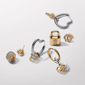 Conta Pendente Dupla gravável Mum com Diamante