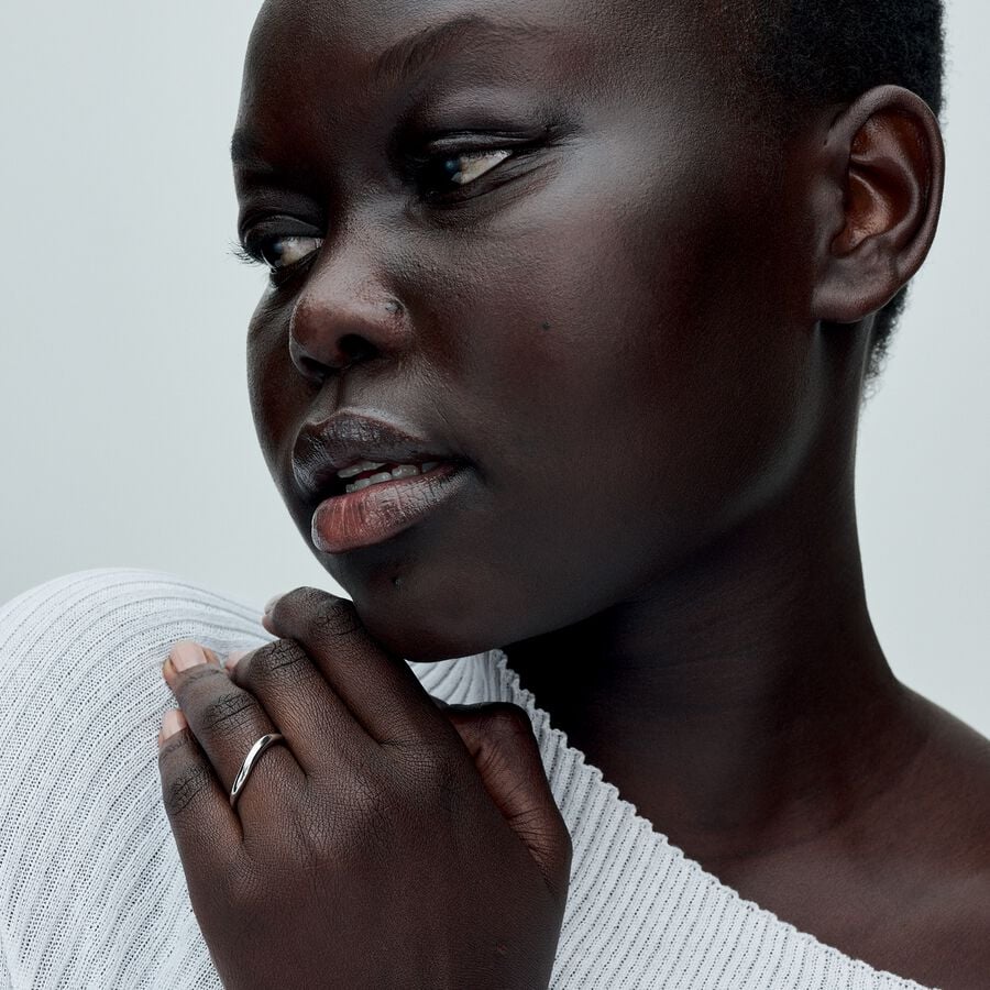 Anel design orgânico