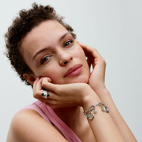 Anel Pandora ME Texture & Stones