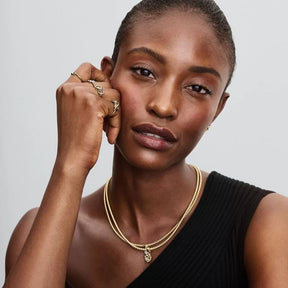 Conta Pendente Dupla Coração Brilhante