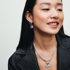 Argolas Coração Assimétrico