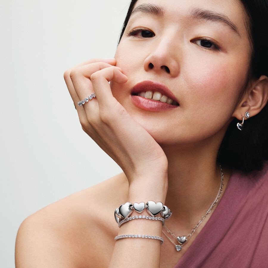 Colar Corações Entrelaçados