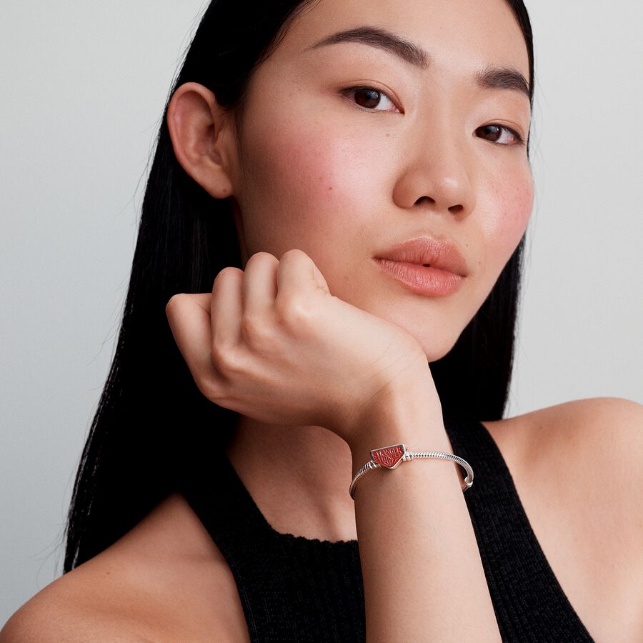 Pulseira Malha Snake Fecho Stranger Things