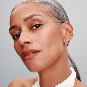 Brincos Pendentes Laço Brilhante