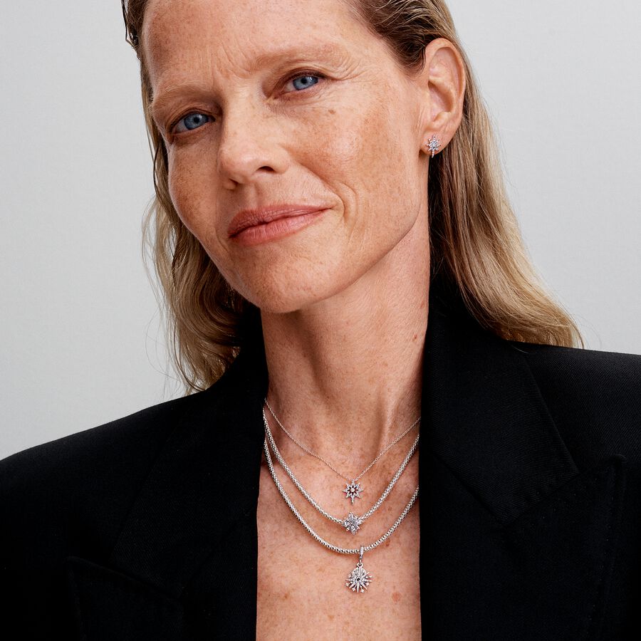 Brincos Espigão Estrela do Norte Brilhante