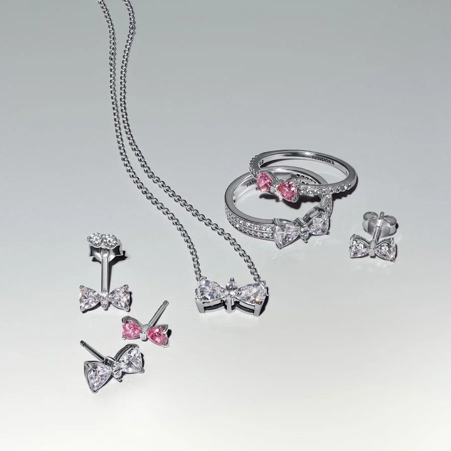 Colar Laço Brilhante