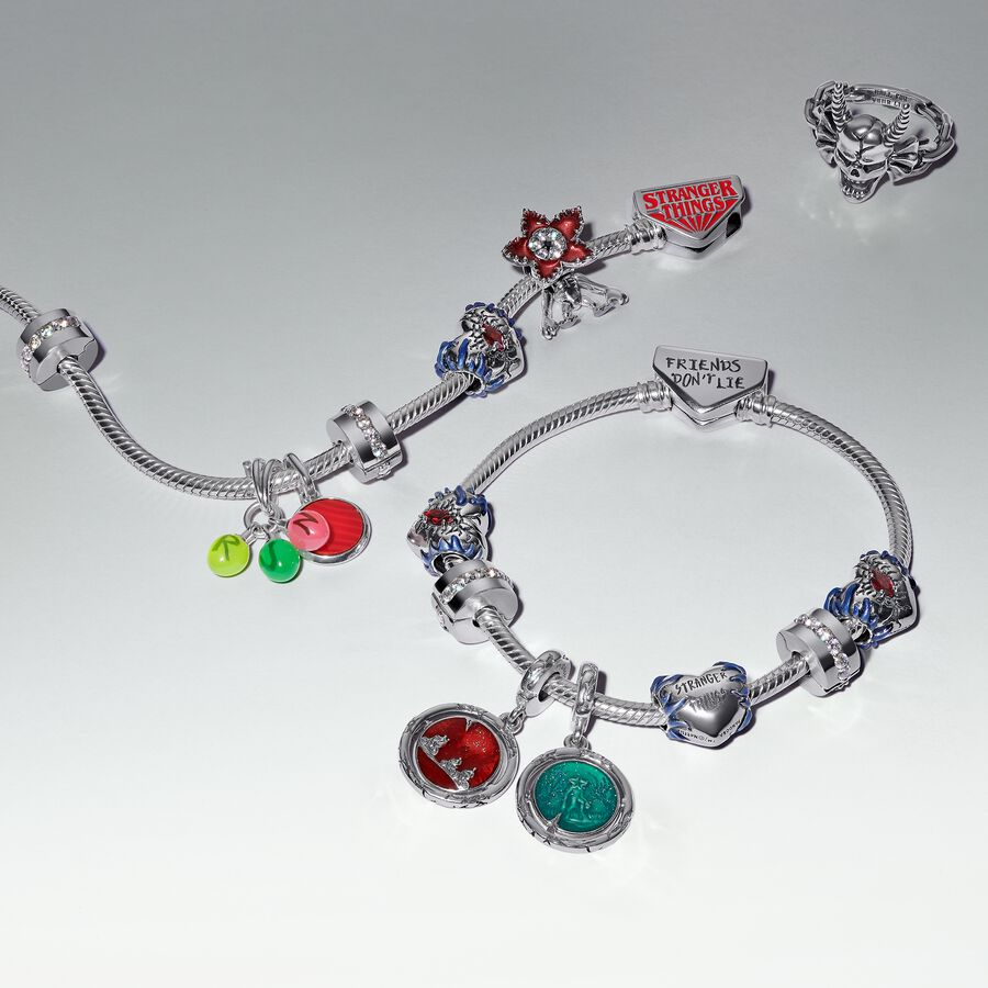 Pulseira Malha Snake Fecho Stranger Things