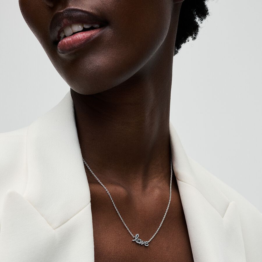 Colar Sparkling Handwritten Love