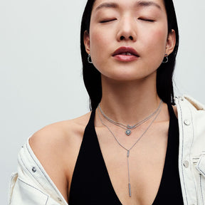 Colar Sparkling Heart Halo Pendant