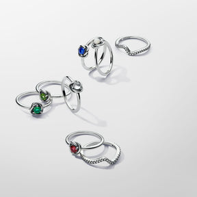 Anel Círculo Eternidade Pedras do Zodíaco